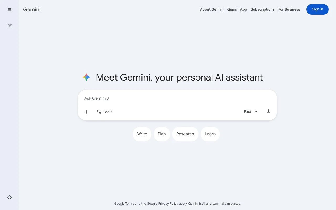 Google Gemini — Möt Gemini, din personliga AI-assistent